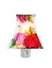 Porcelain Roses Lampshade Night Light with Gift Box